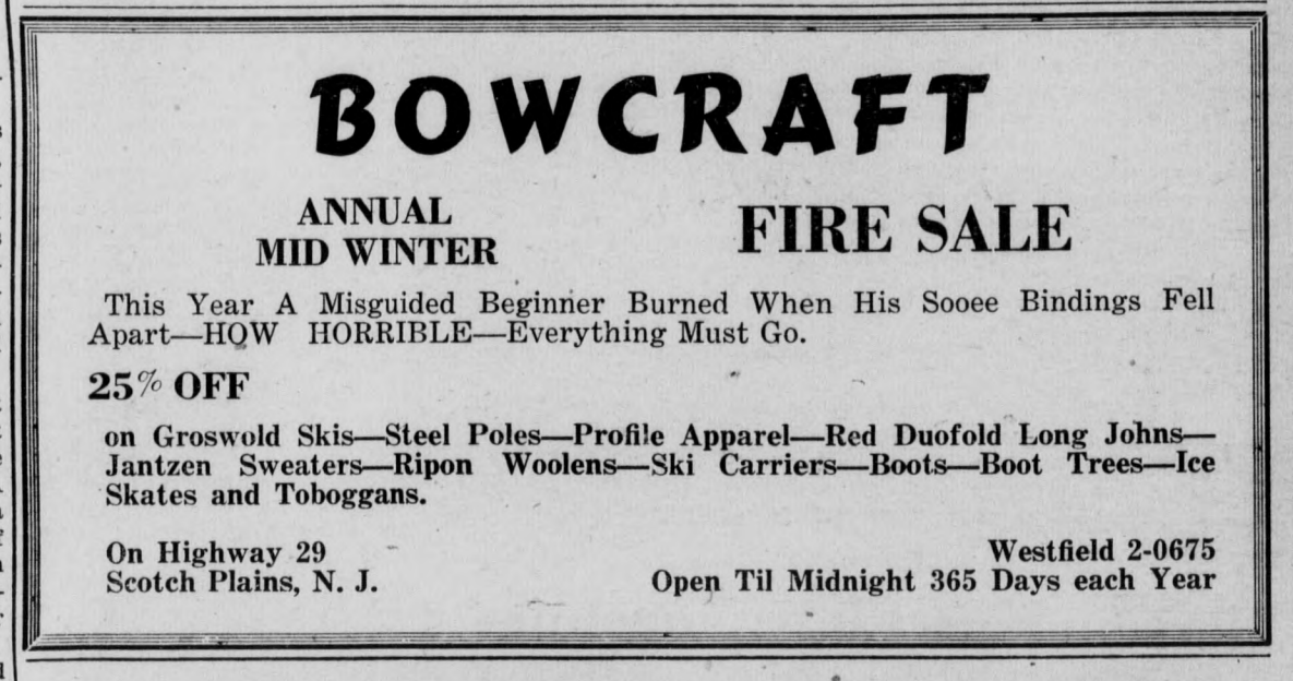 1948 March 5 - Who Remembers Bow Craft on Rt 22 (or Rt 29?)