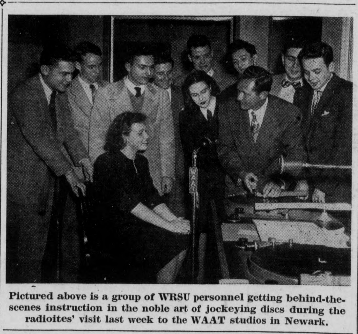 1948 March 16 = Visit to WAAT - Image