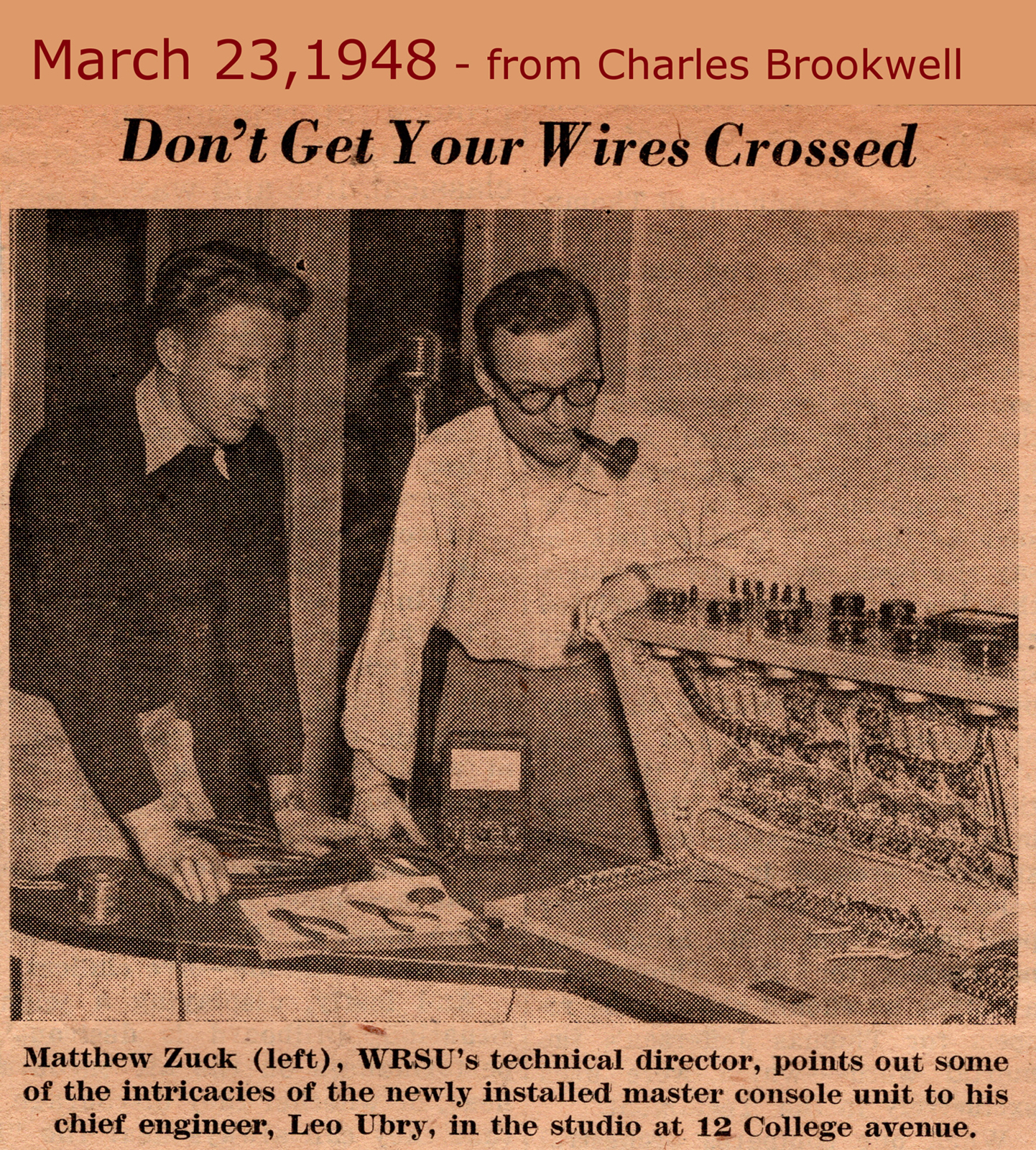 1948 March 23 - Showing Off the Console