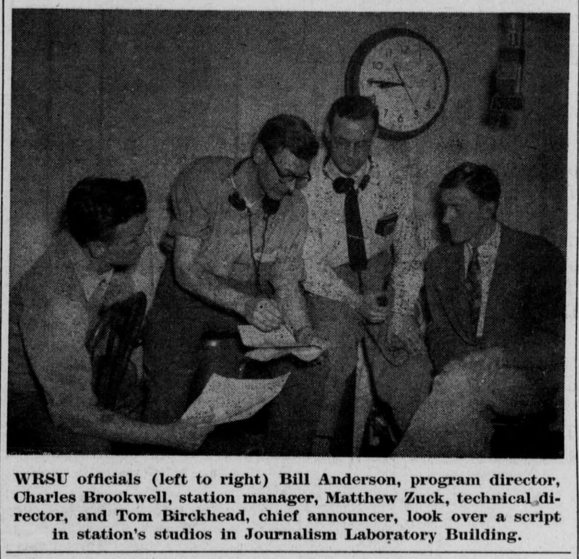 1948 April 23 WRSU Officials