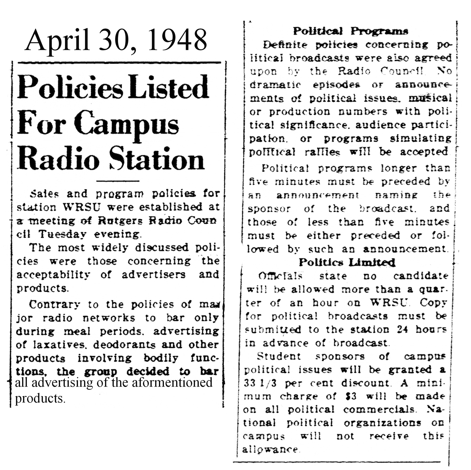 1948_04_30_poli<br>cies listforcam