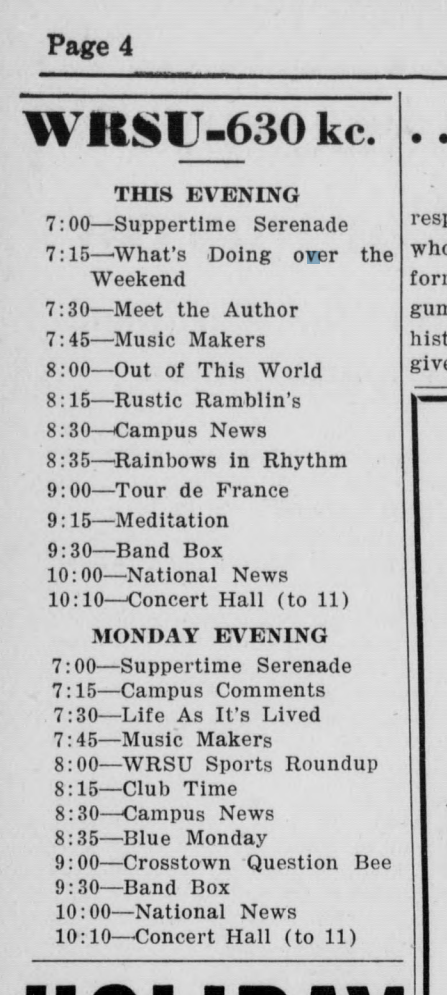 1948_05_07_wrsu<br> schedule