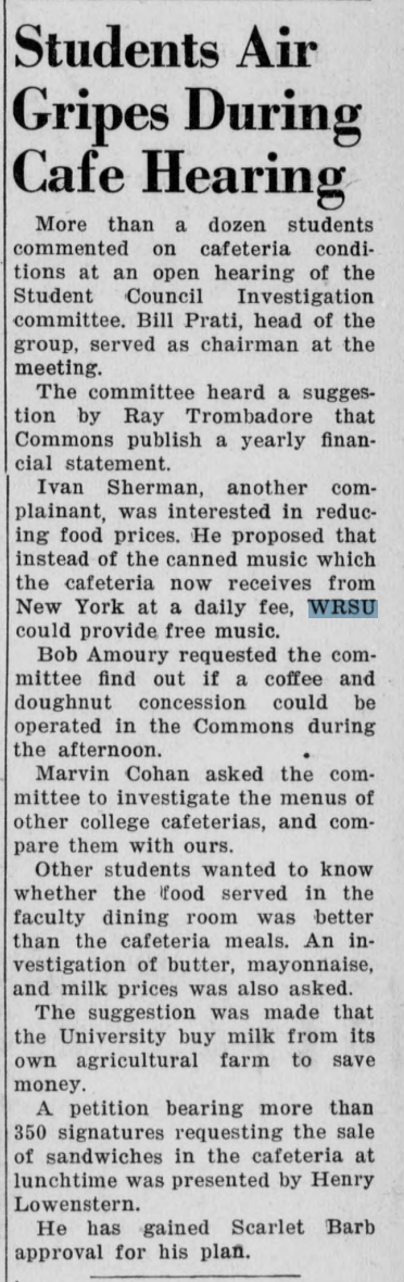 1949 January 07 Student Air Gripes