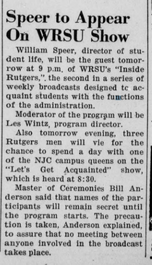 1949 February 08 Speer to Appear