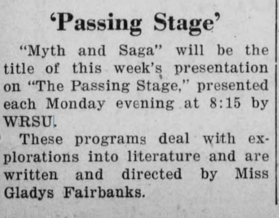 1949 March 18 Passing Stage