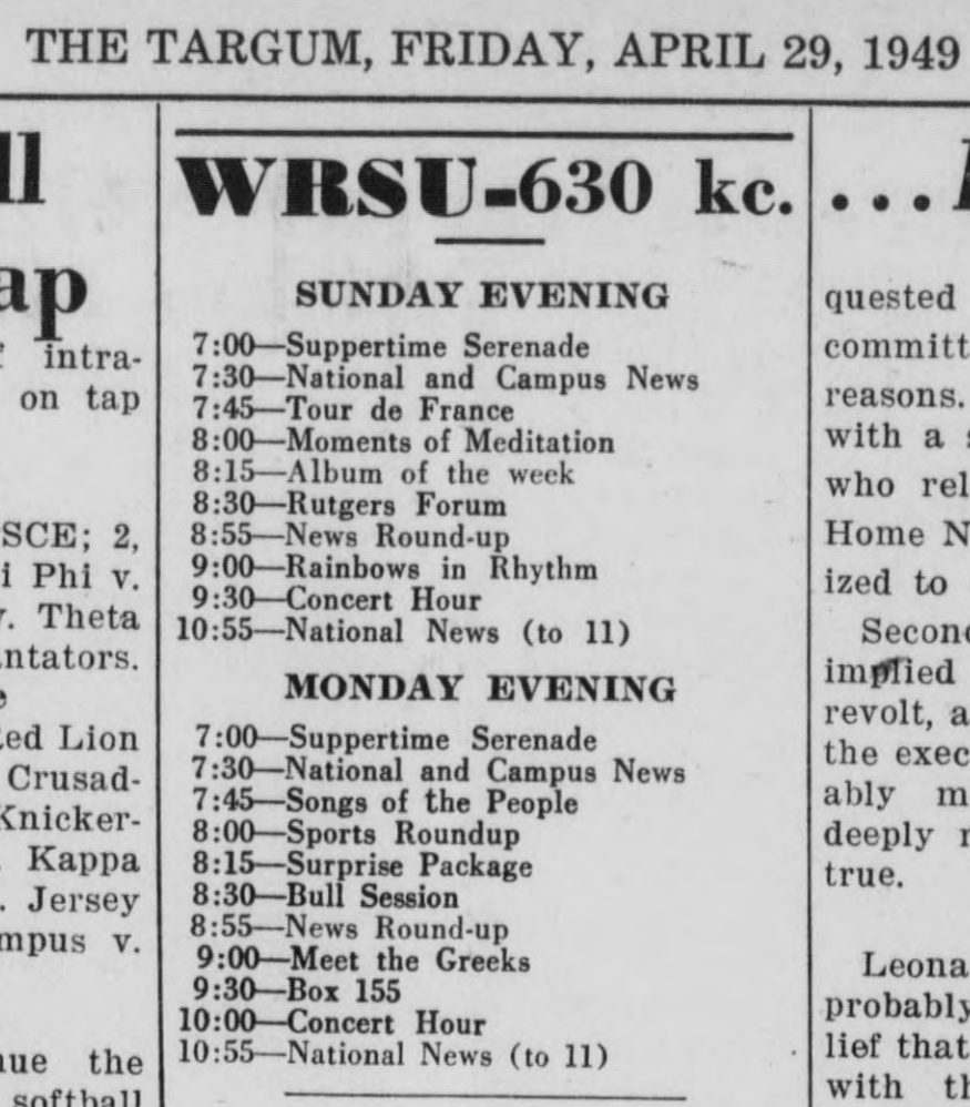 1949_04_29_wrsu<br> schedule