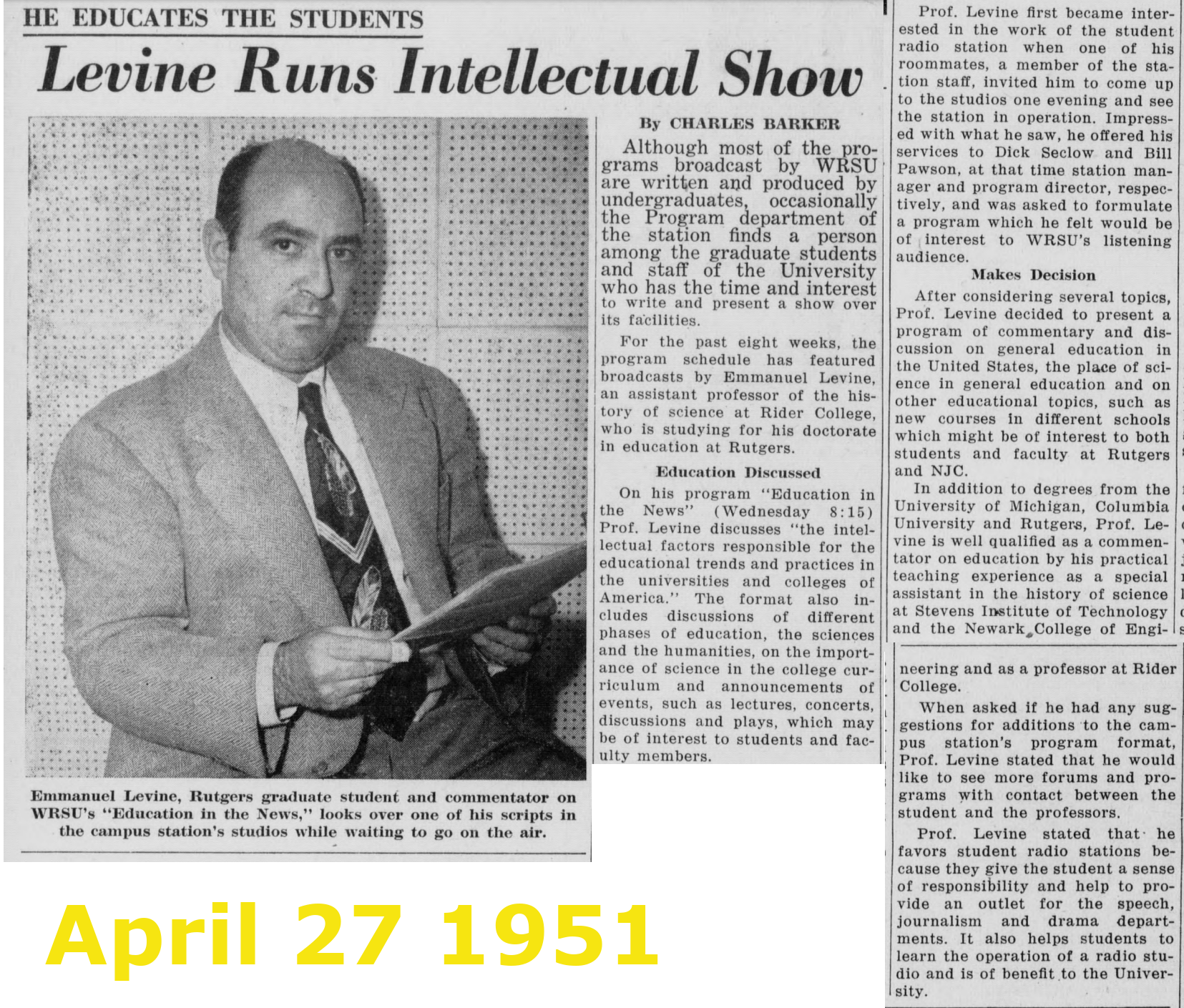 1951_04_27_wrsu<br>_levine_runs_in