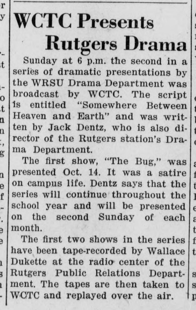 1951-Live from the Newly Renovated Studios. This was the last major rebuild until the big move in 1970