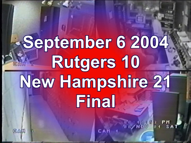 Rutgers</br>Boston College</br>November 6 2004