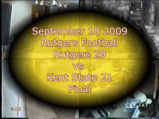 September 18 2004</br>Rutgers 29</br>Kent State 21