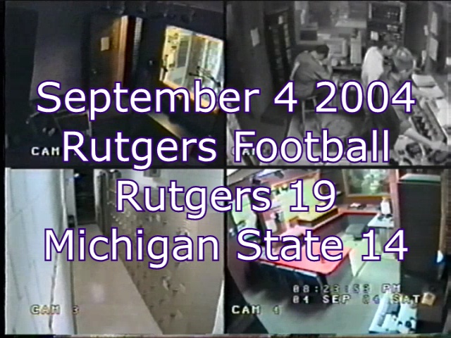 Rutgers</br>Michigan State</br>September 4 2004