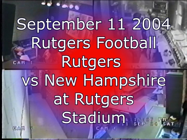 Rutgers</br>New Hampshire</br>November 25 2004