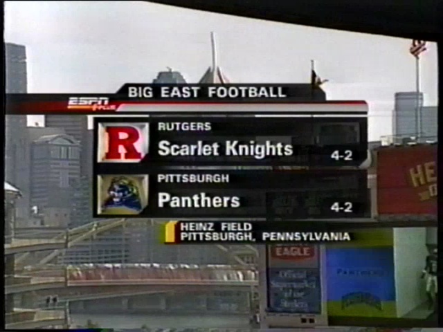 Rutgers</br>Pittsburgh</br>October 23 2004