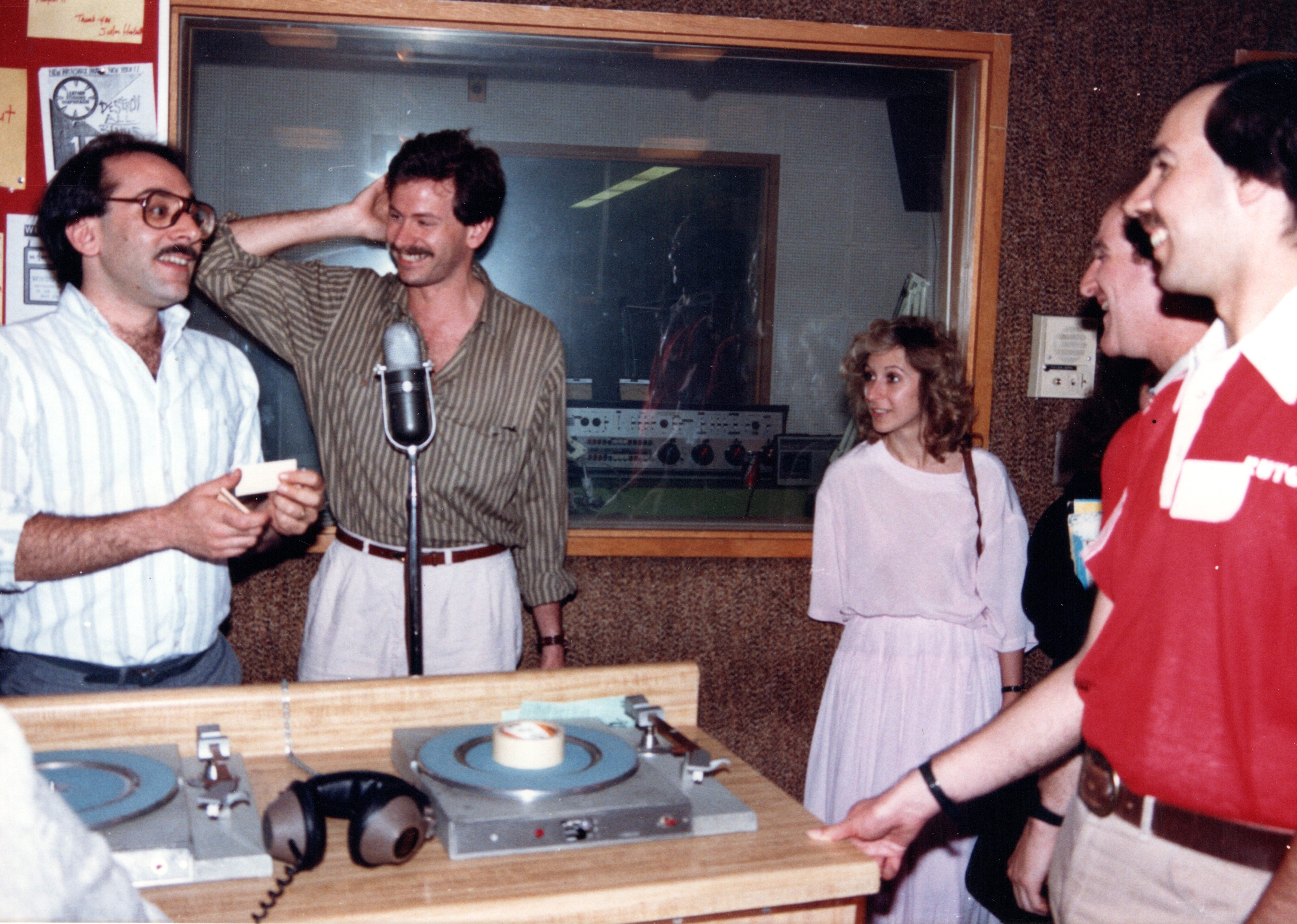 1988 40 Years WRSU Reunion Ira Kaplan, Bob Nagengast, Unknown, Jim Berman, Marc Walker