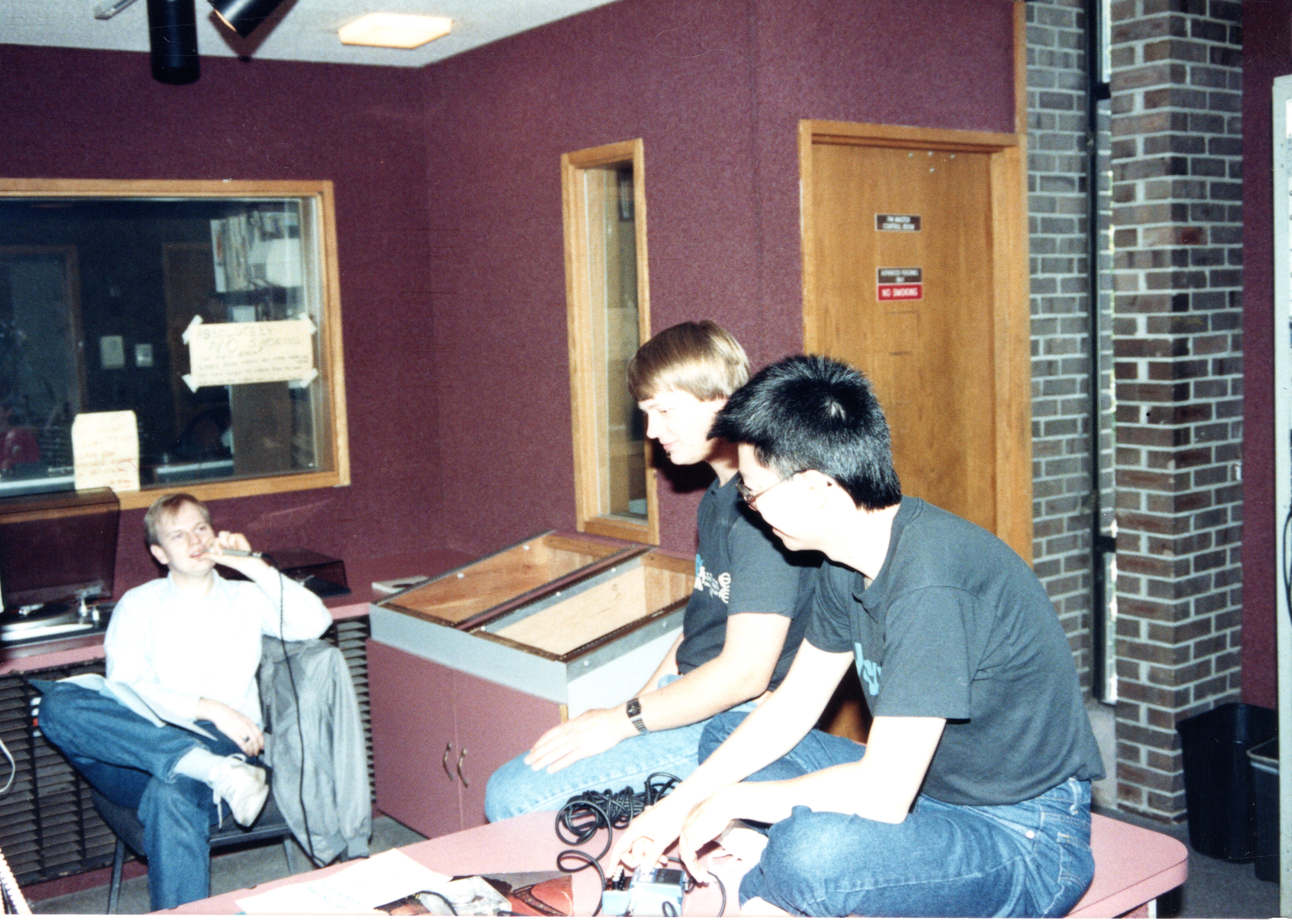 13  1989 Alumni Day Mark Wintle - Former GM, Greg Nelson Former CE, Denis Sun Former  Tech Director