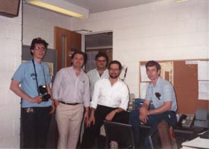 3  Dan Schleck, Mike Blishak, Duke Markos, Stuart Narr, Jerry Donnelly
