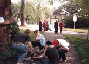 9  Tech at Work at Old Queens - Greg Nelson, Dan Schleck, Denis Sun, Unknown