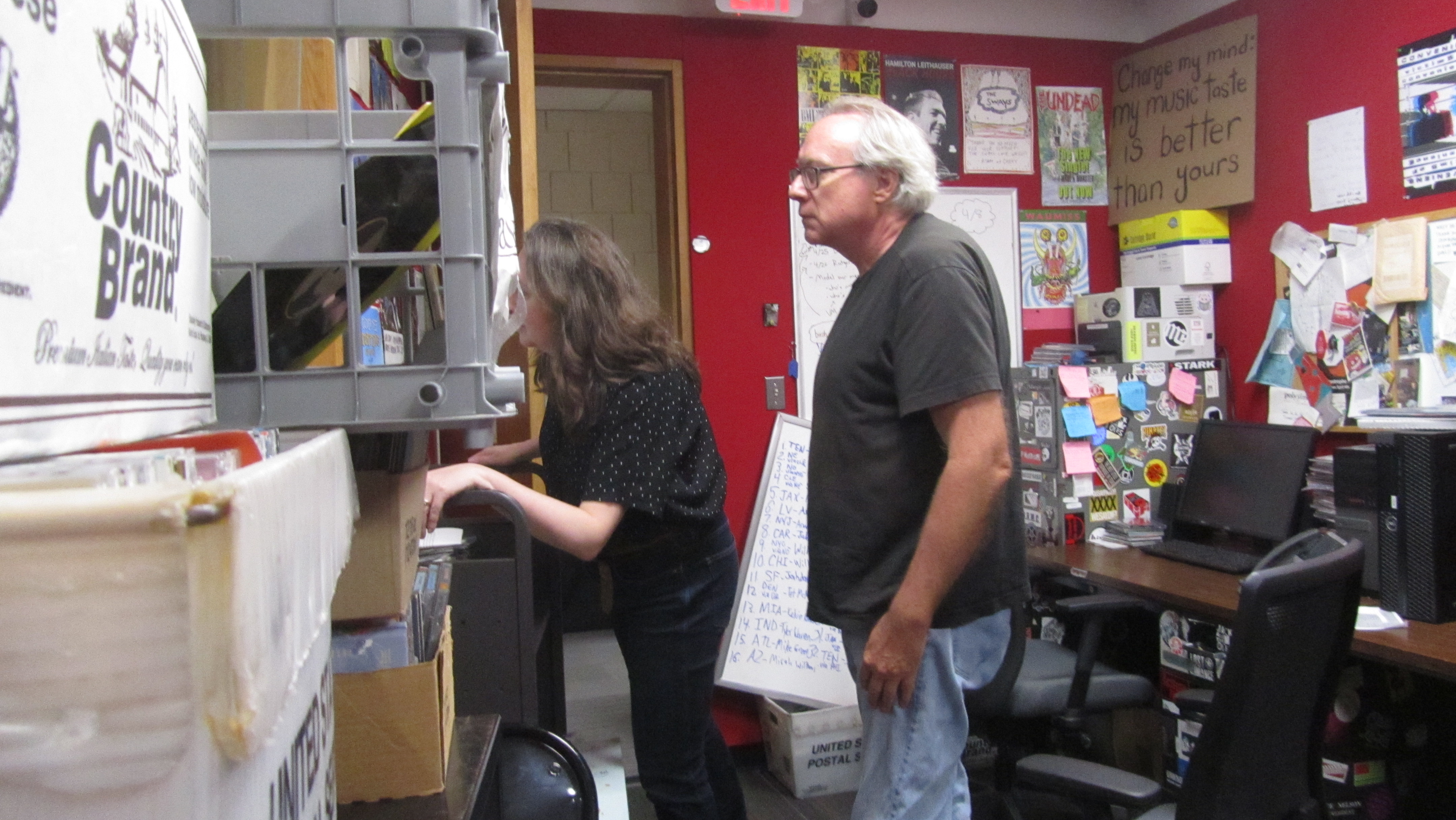 WRSU - Studio A<br>Rutgers Day<br>Geoffe Pappe and Katie Hughes