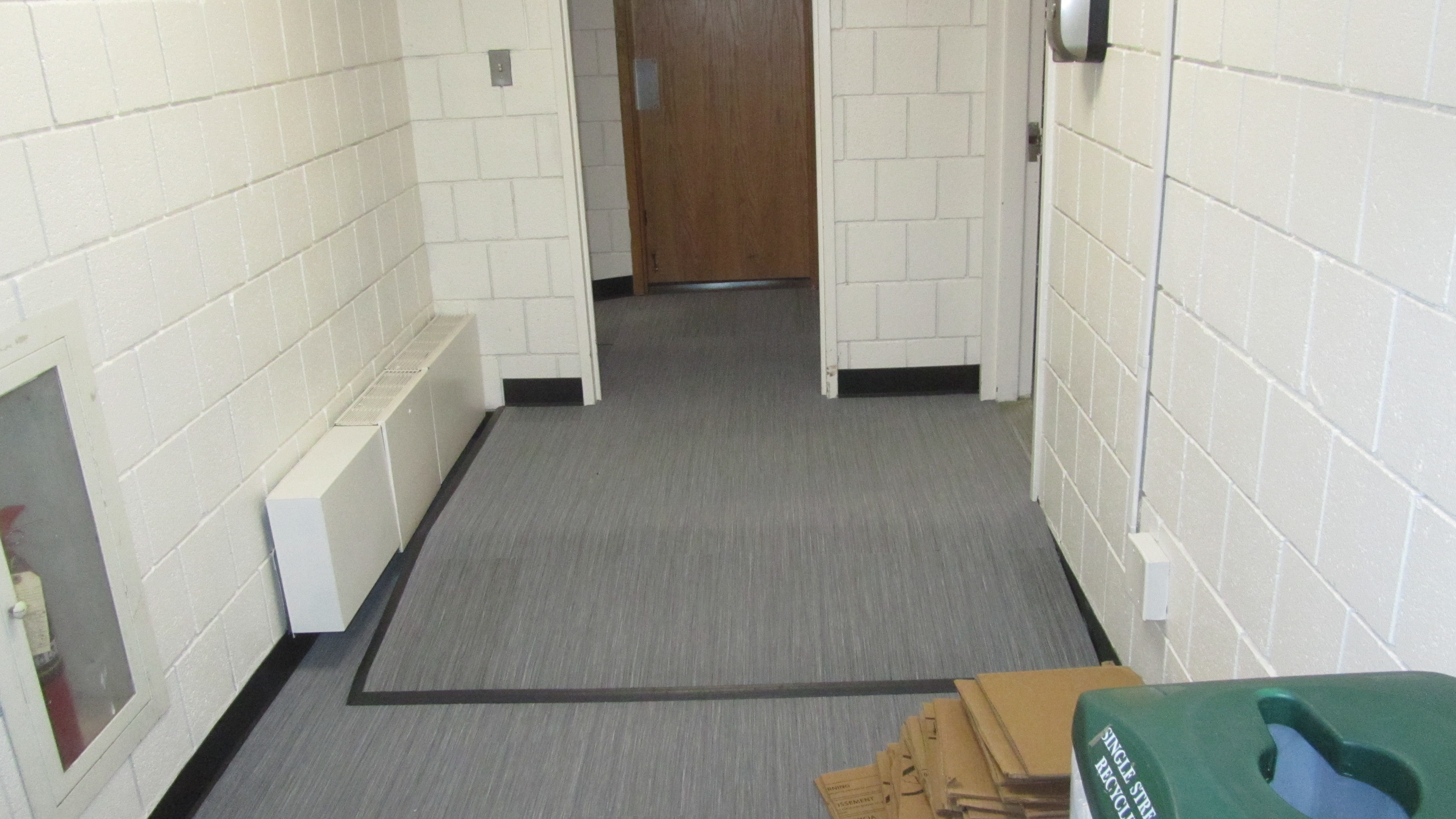 The NEW RAMP in the Hallway