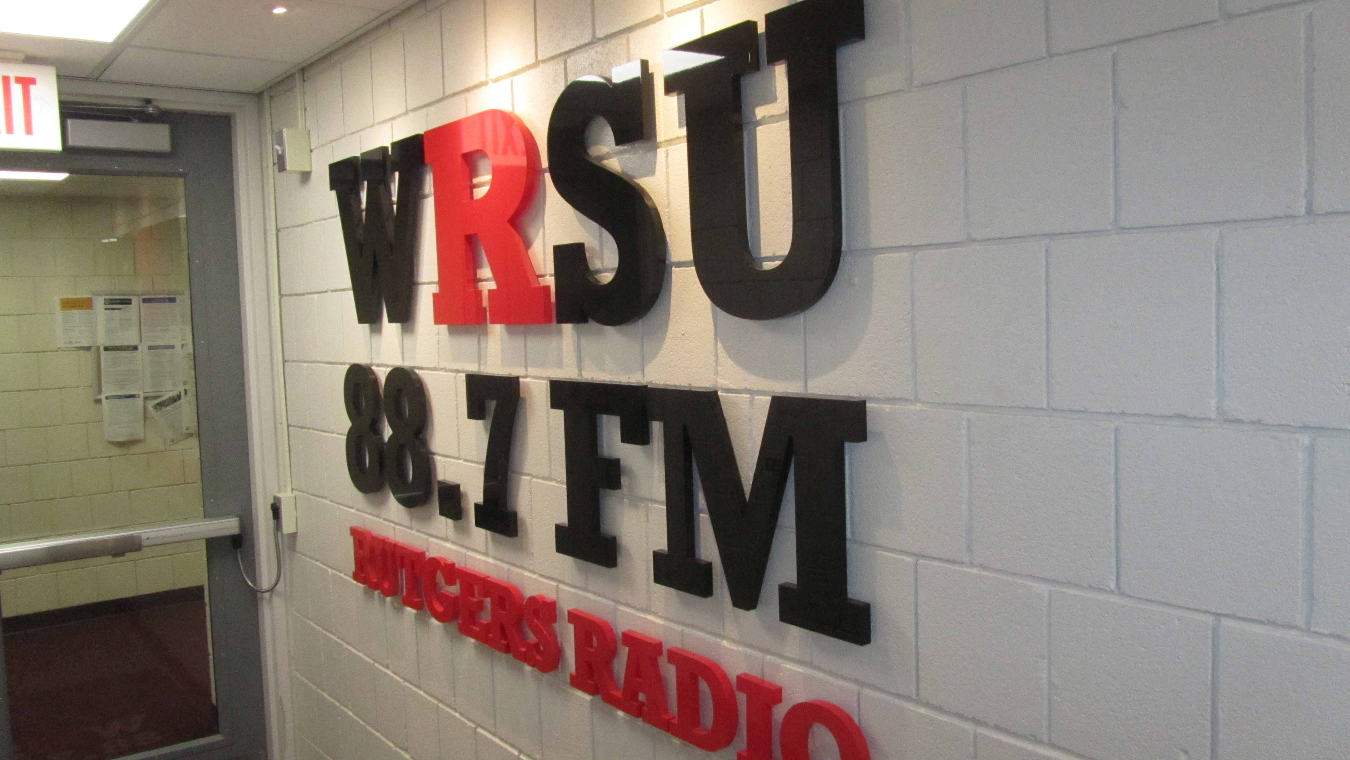 Logo in Inside Hallway Wall